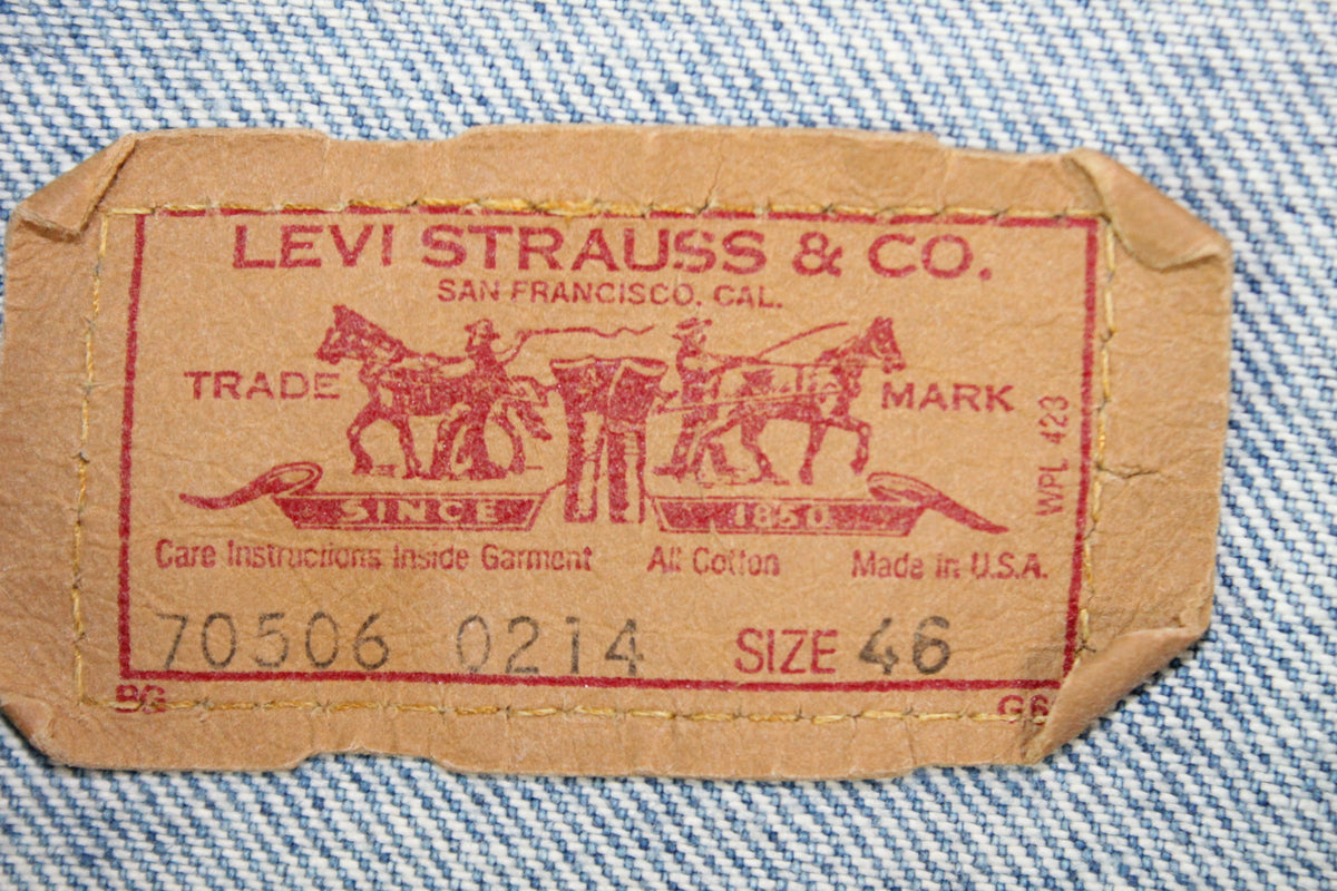 Vintage  80er Levis Denim Jacke (46)