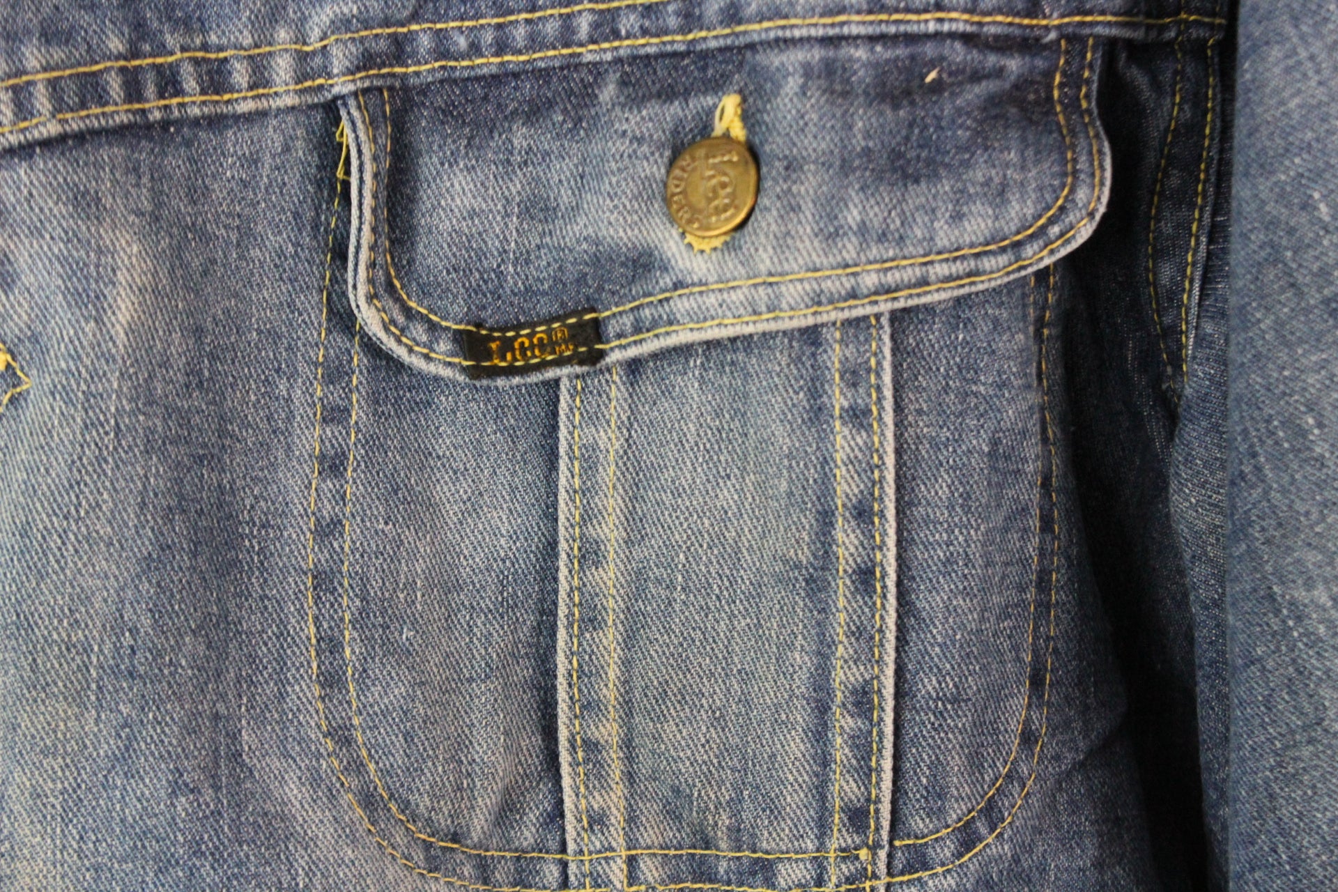 Vintage 70s Lee Storm Rider Jeans Jacke