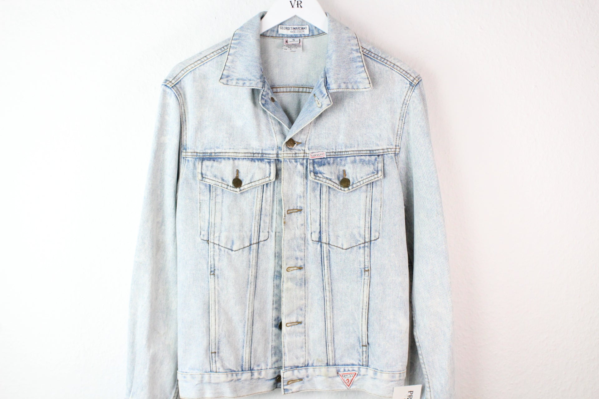 Vintage 80`S  Guess Georges Marciano Jeans Jacke (S)