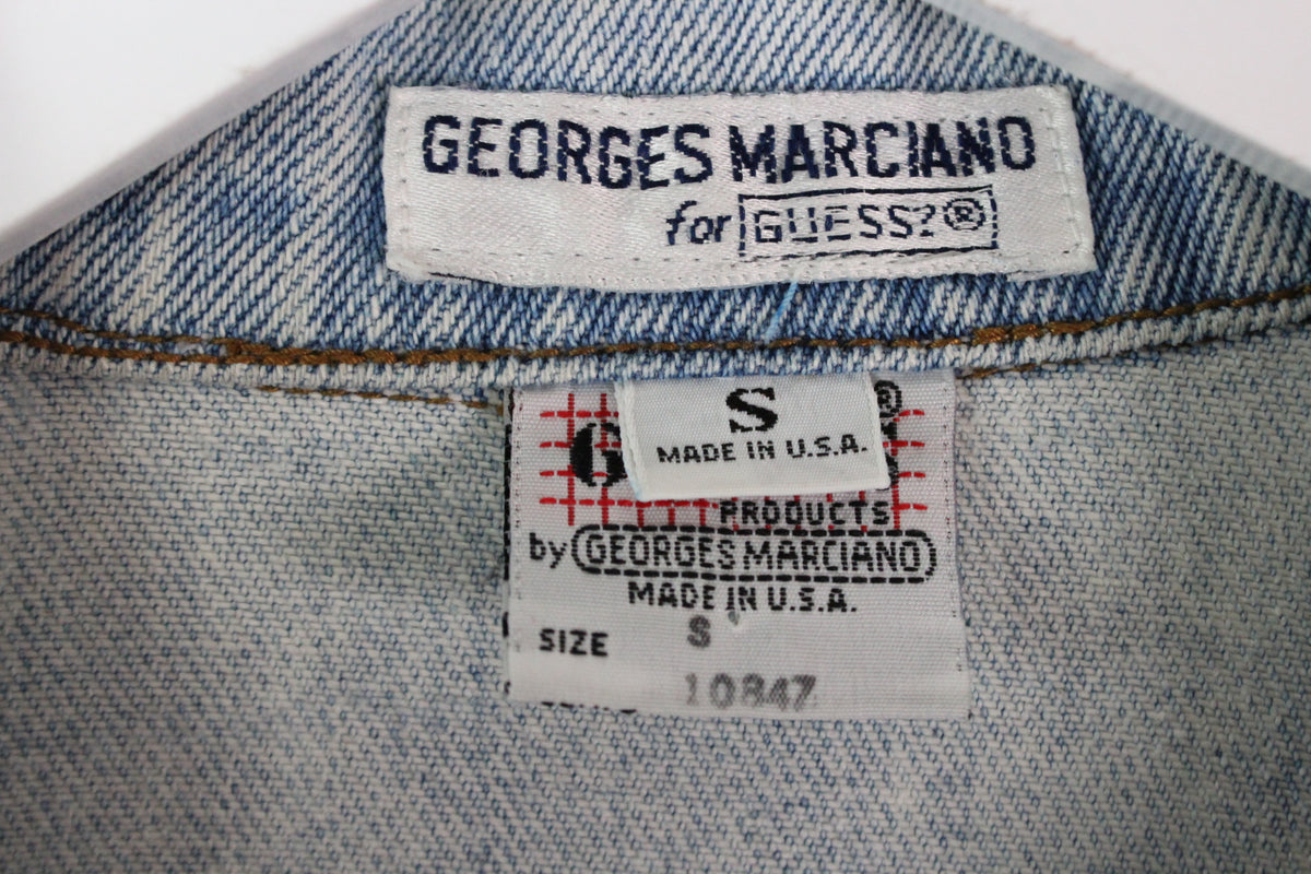 Vintage 80`S  Guess Georges Marciano Jeans Jacke (S)