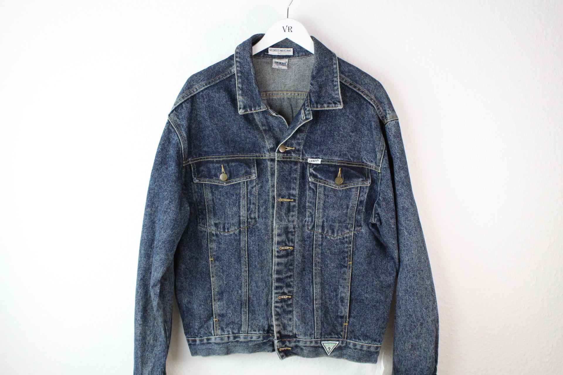Vintage 90s Georges Marciano Jeans Jacke (L)
