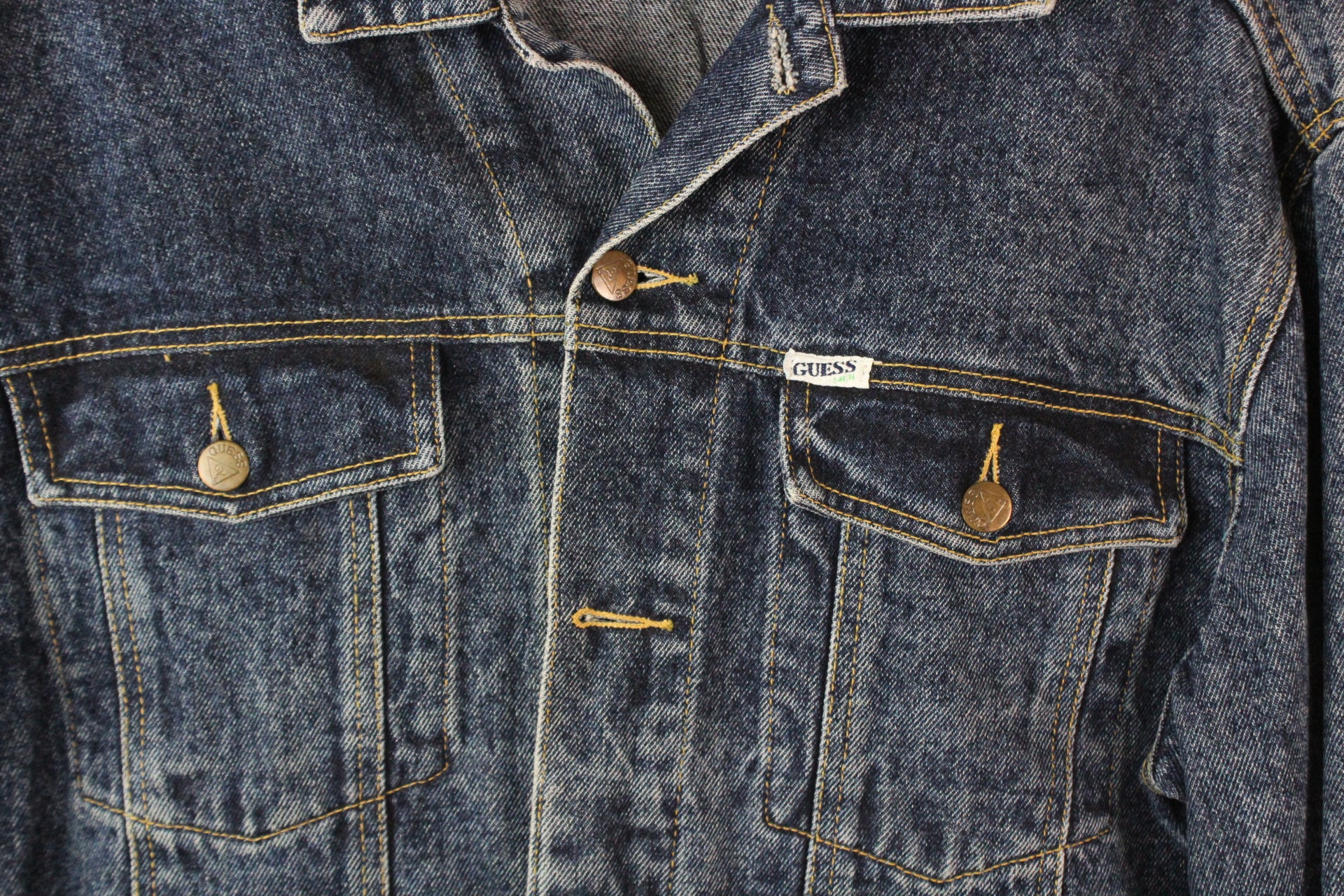 Vintage 90s Georges Marciano Jeans Jacke (L)