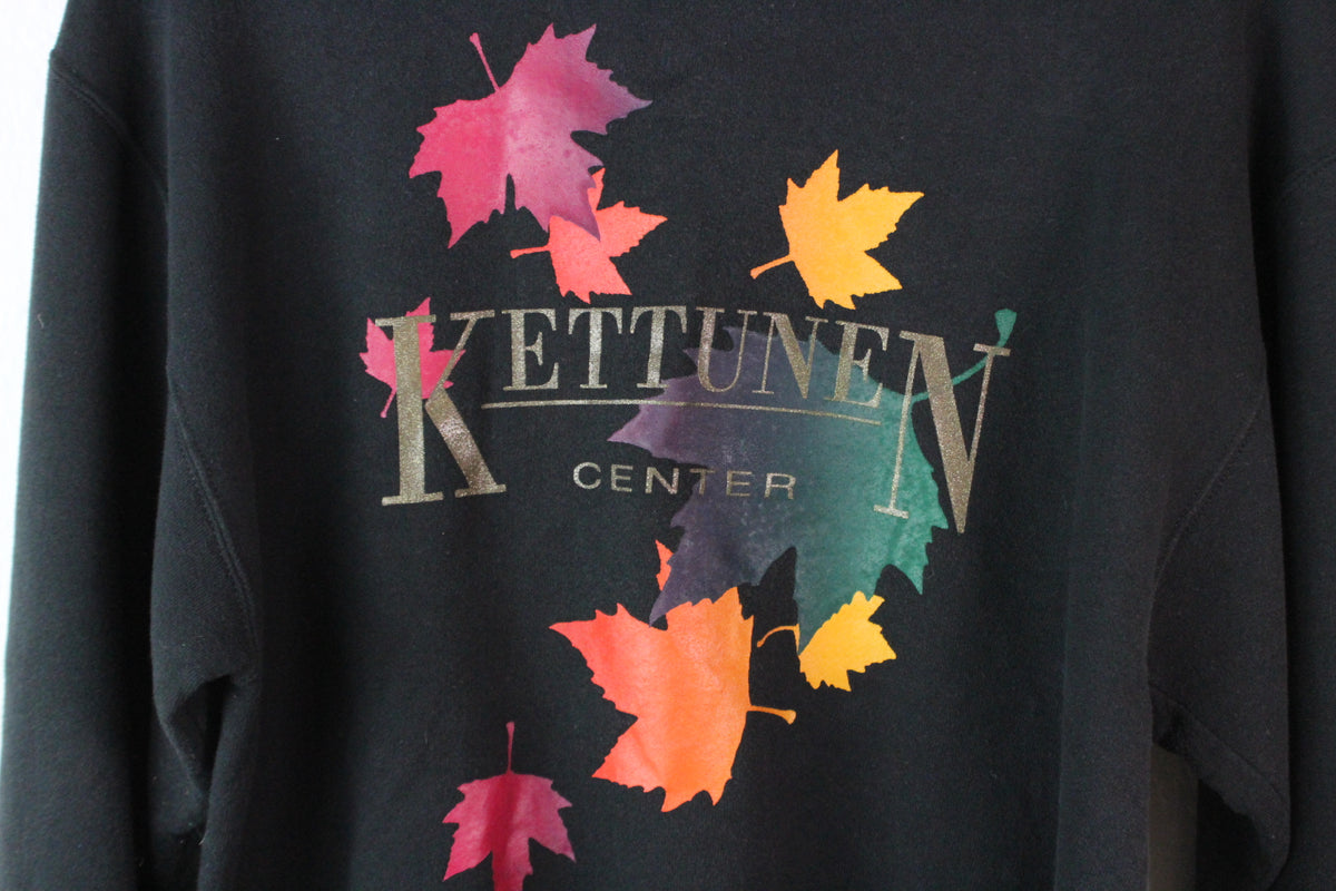 Vintage 90er Herbstblatt Sweatshirt (M)