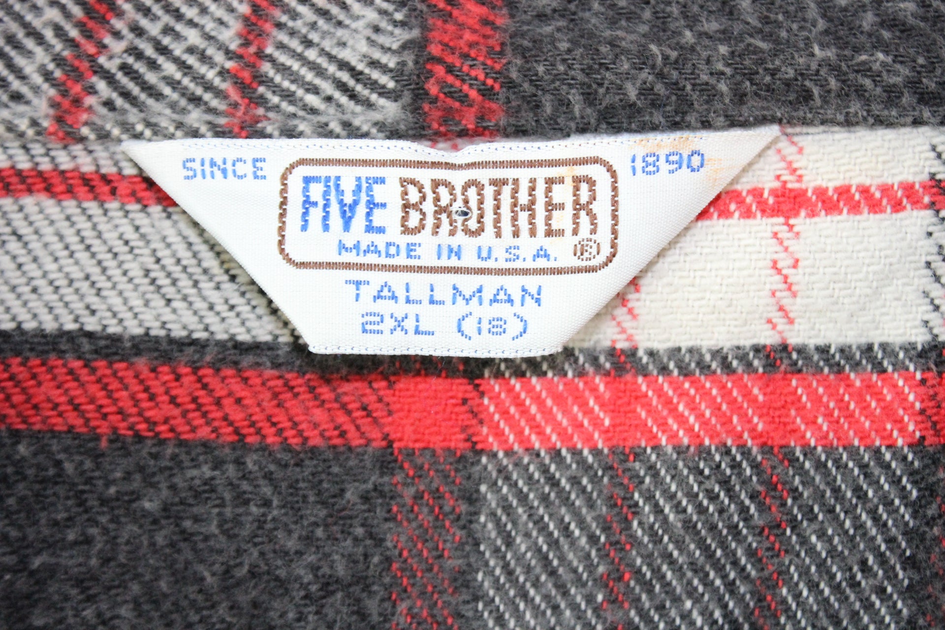 Vintage 80er Five Brother Flanell Hemd (2XL)