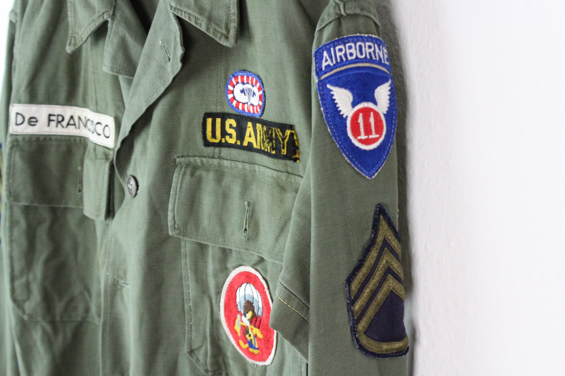 Vintage US Army Military Hemd