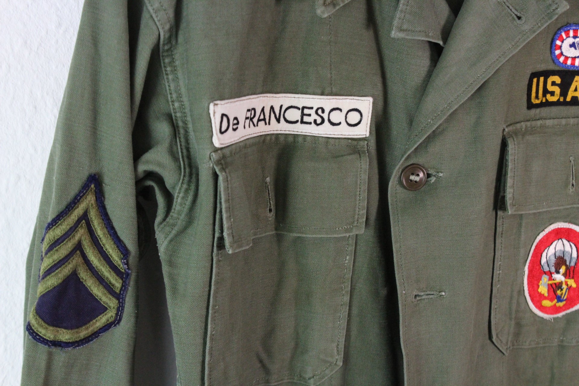 Vintage US Army Military Hemd