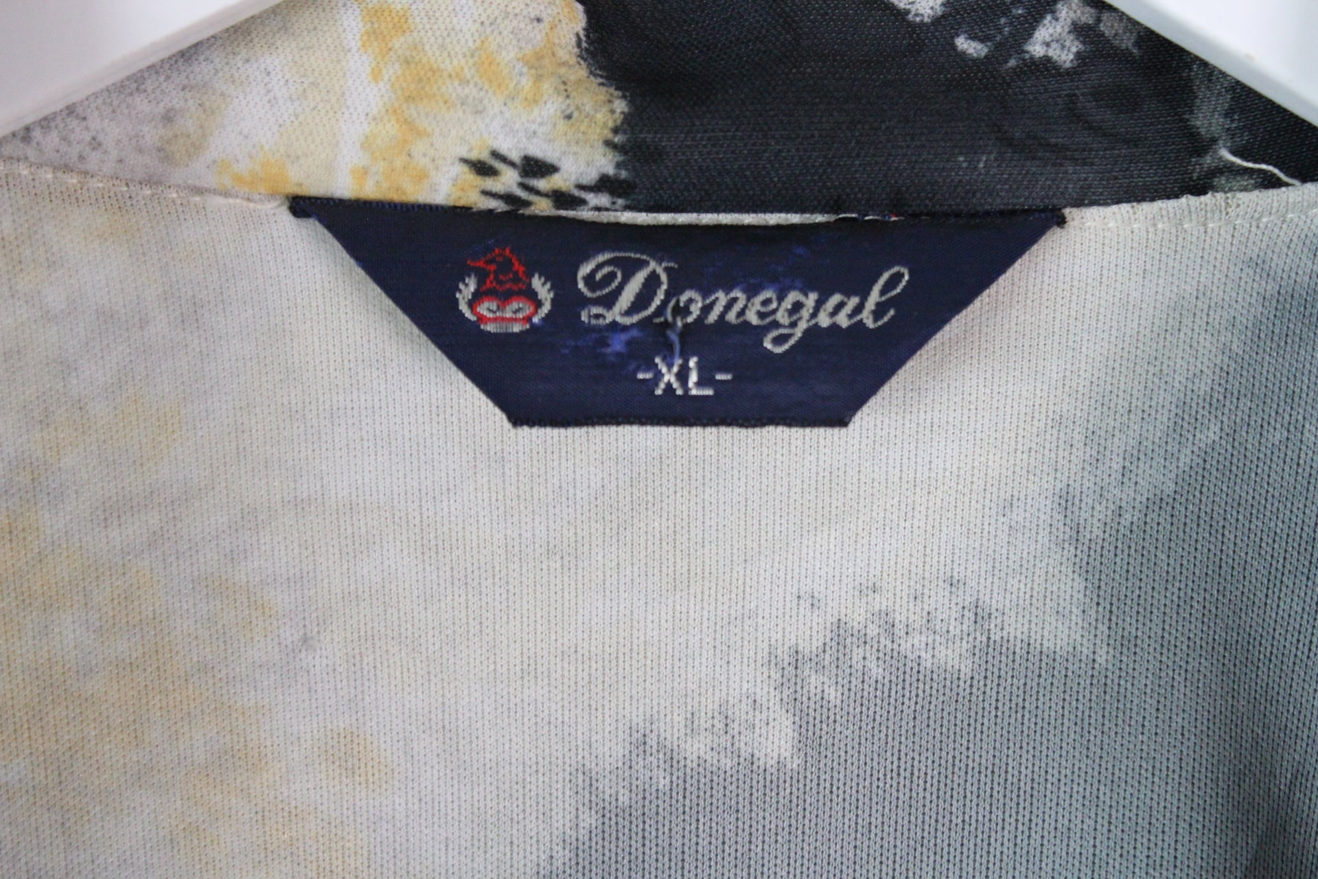 Vintage 70er Donegal Print Shirt (XL)