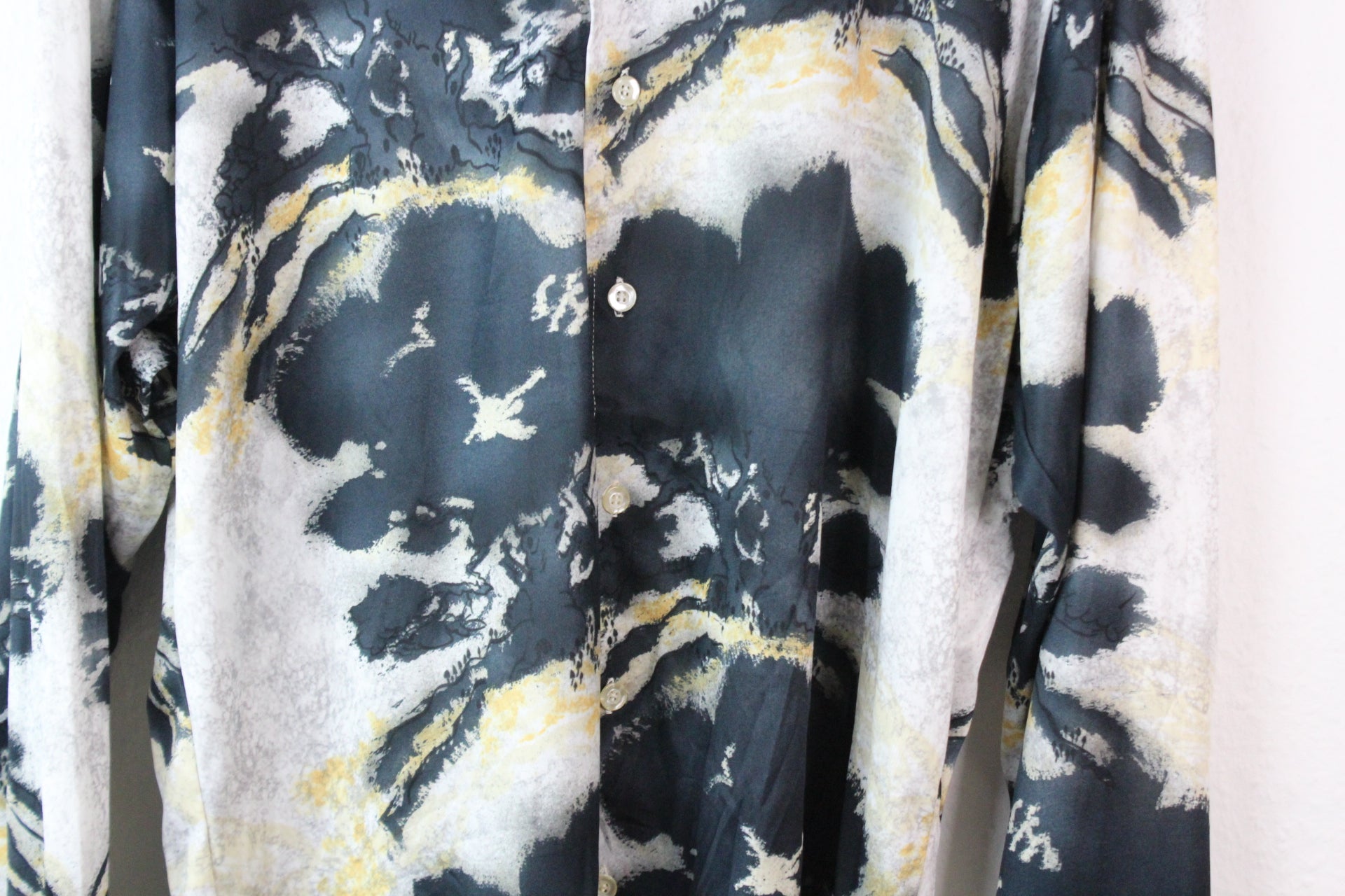 Vintage 70er Donegal Print Shirt (XL)