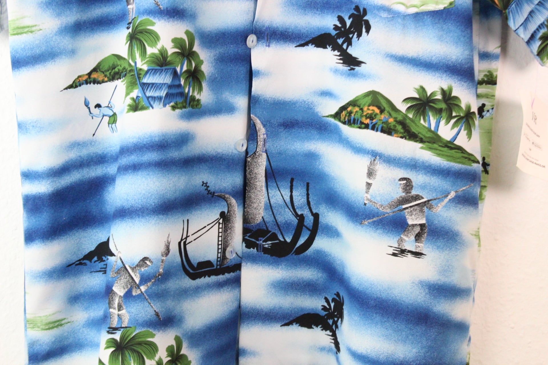 Vintage Hukilau 70er hawaii Shirts (L)