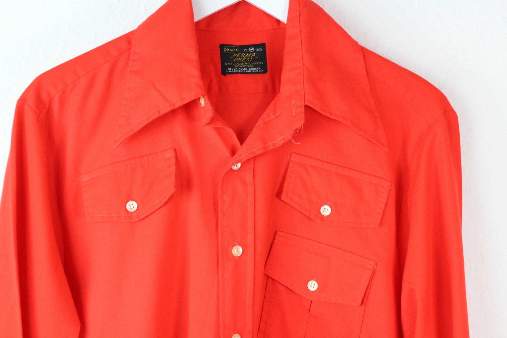 Vintage 70er Red Shirt (M)