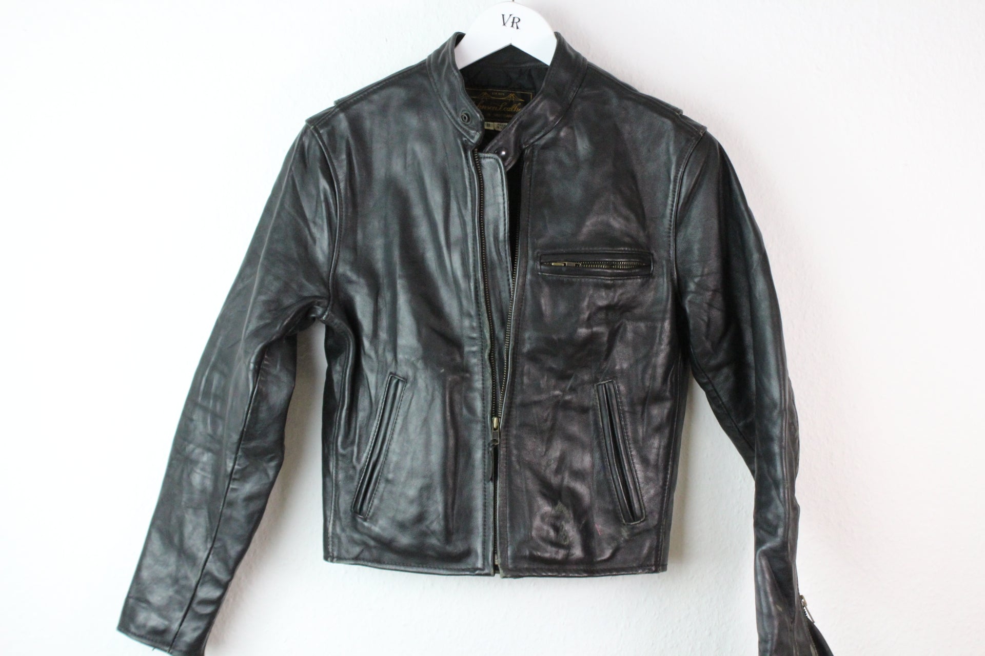 Vintage Motorrad Johnson Leathers Jacke (8)