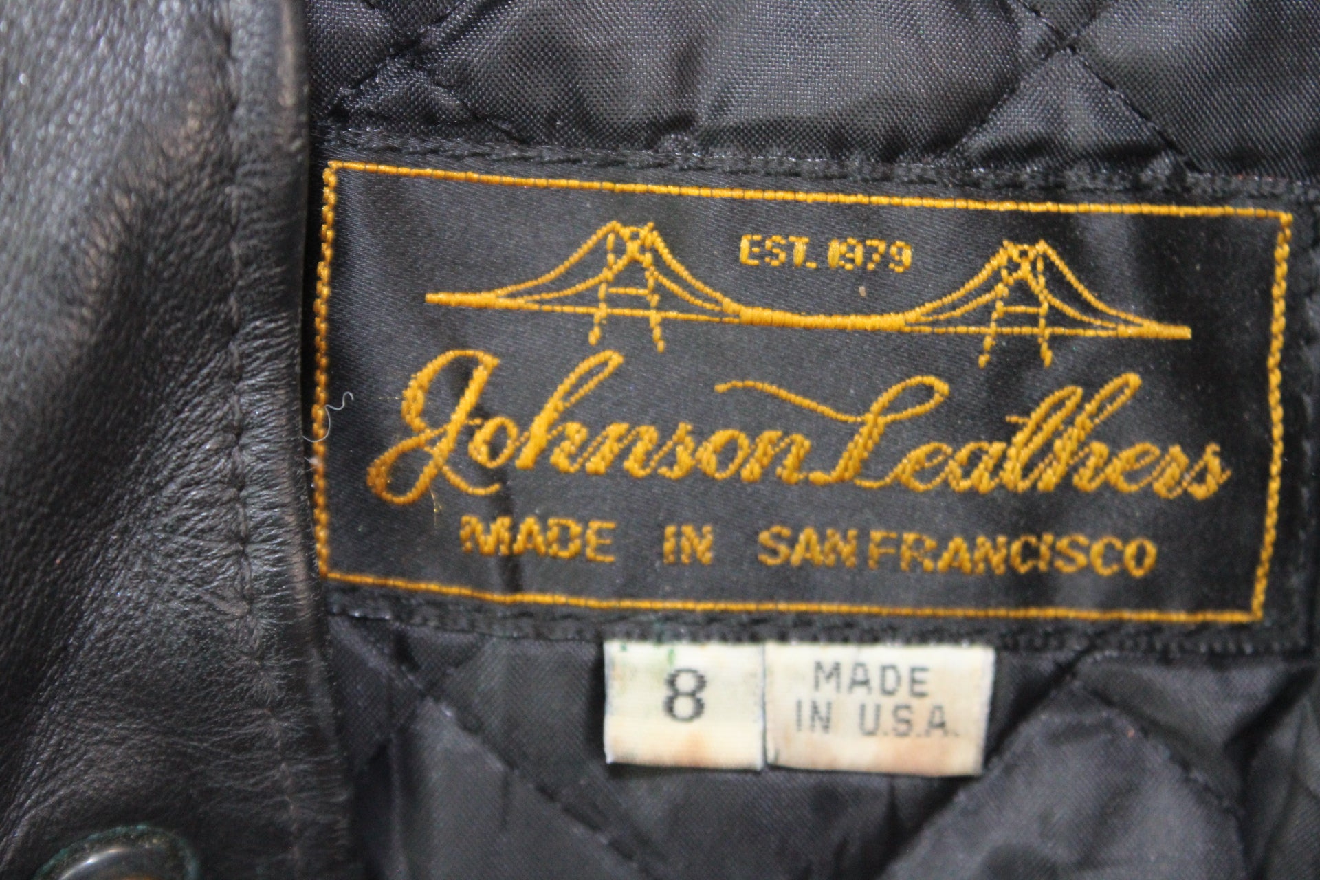 Vintage Motorrad Johnson Leathers Jacke (8)