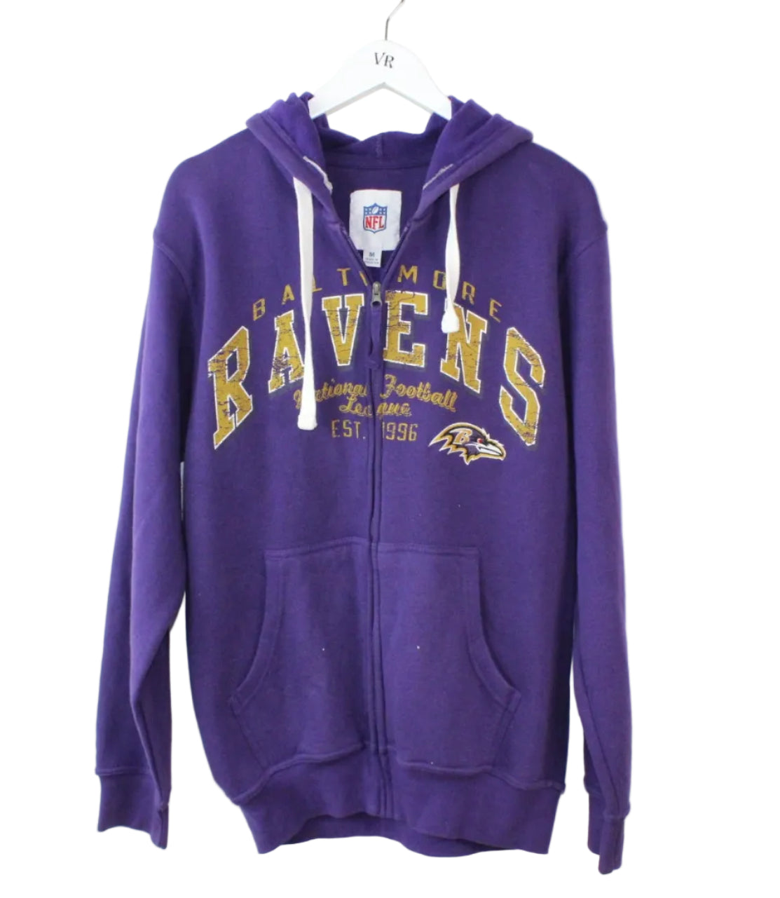 Vintage Baltimore Ravens Zip Hoodie (M)