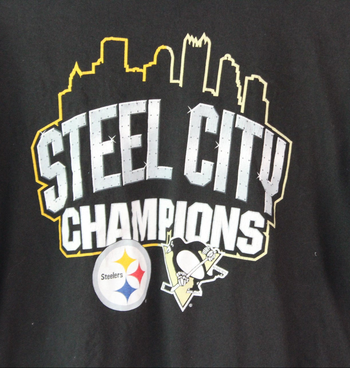 Vintage Steel City Champions Eishockey Tshirt (L)
