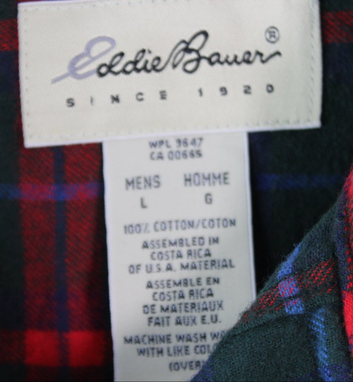 Vintage Kariert Flanell Hemd (L)