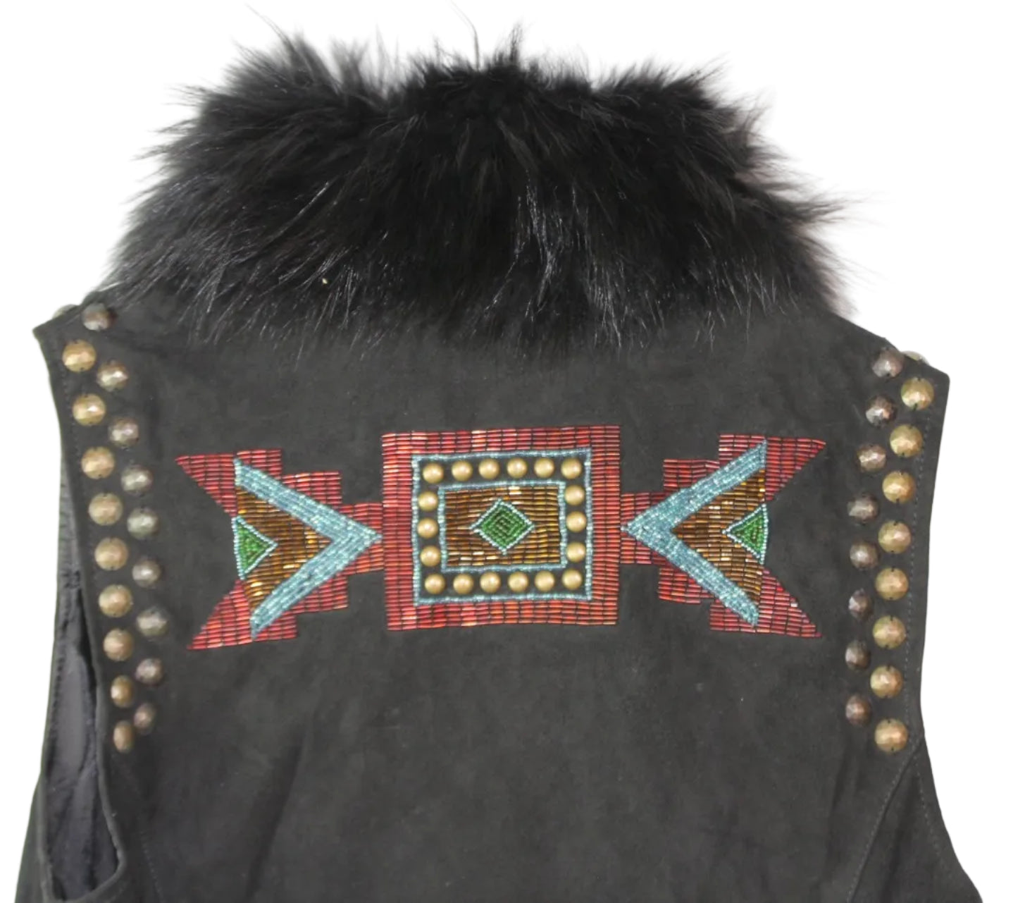 Vintage leather Weste (S)