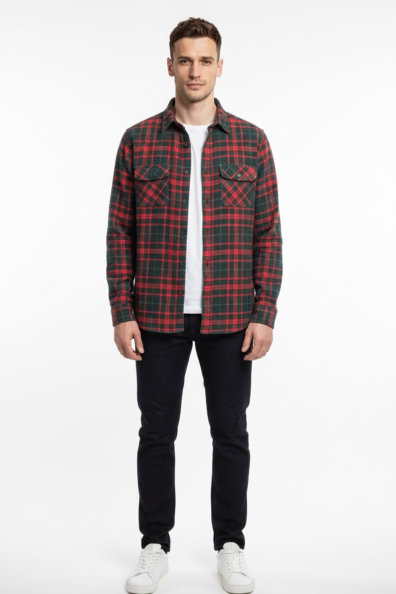 Vintage Kariert Flanell Hemd (L)