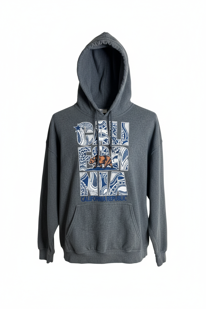 Vintage Califonia Hoodie Sweatshirt (XL)