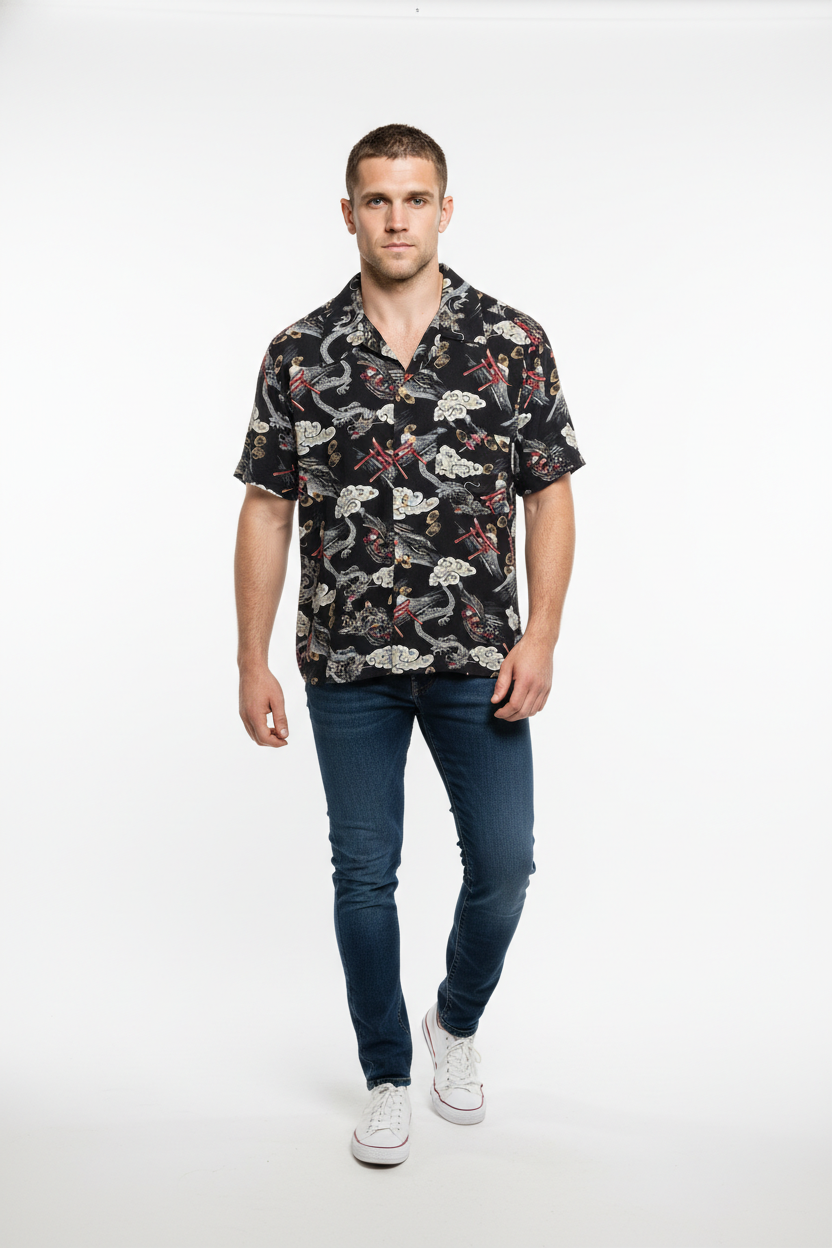 Vintage Dragon Party Shirts (M)