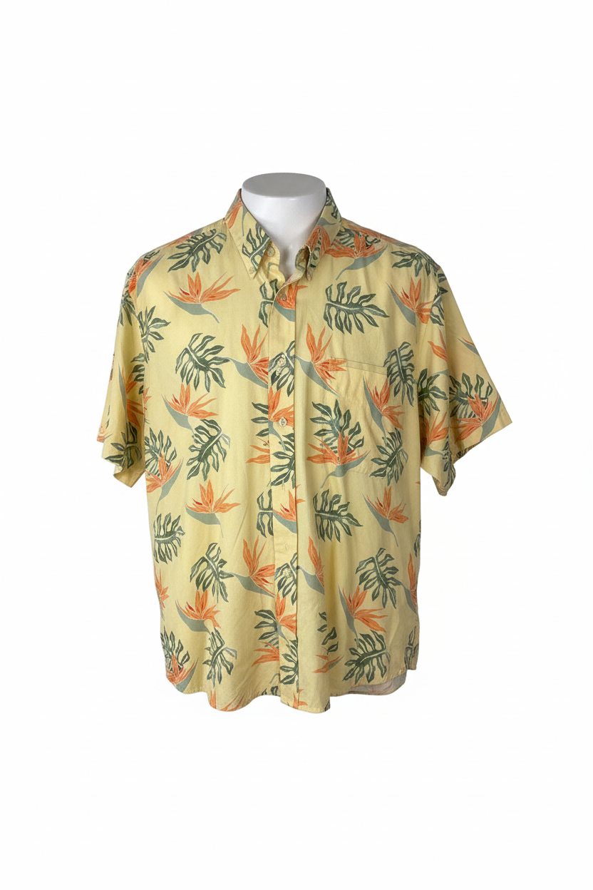 Vintage Flowers Hawaii Shirts (L)
