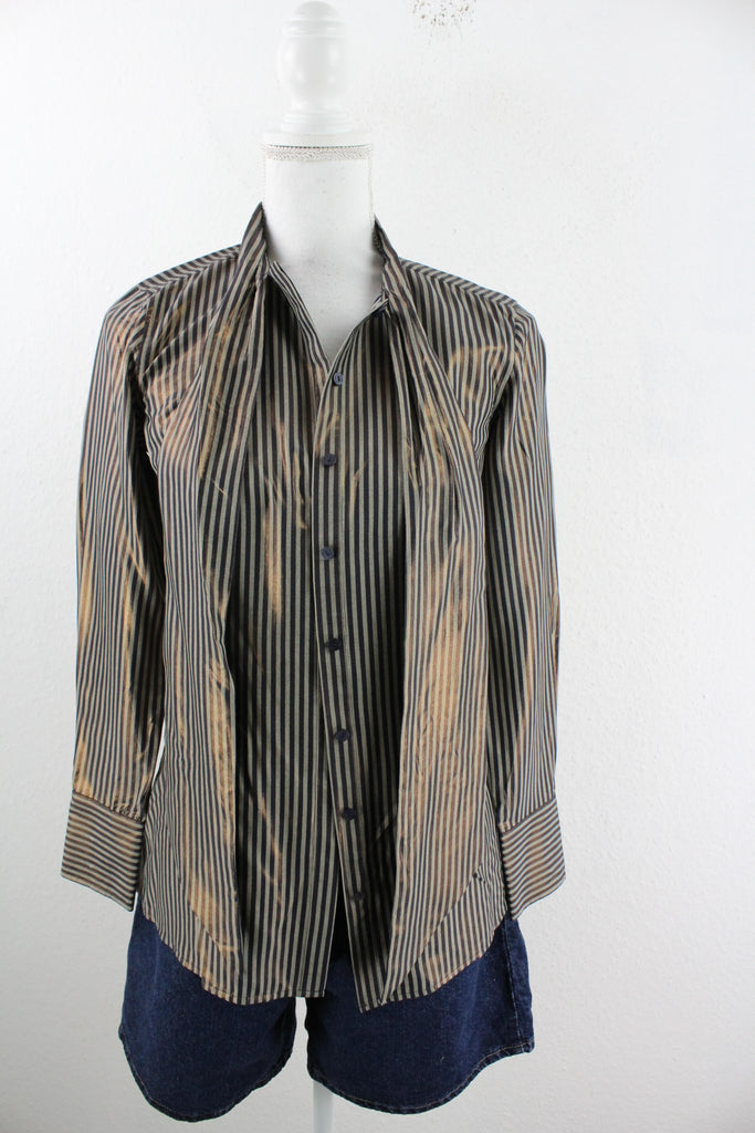 Vintage Striped Blouse (XS) - Vintage & Rags