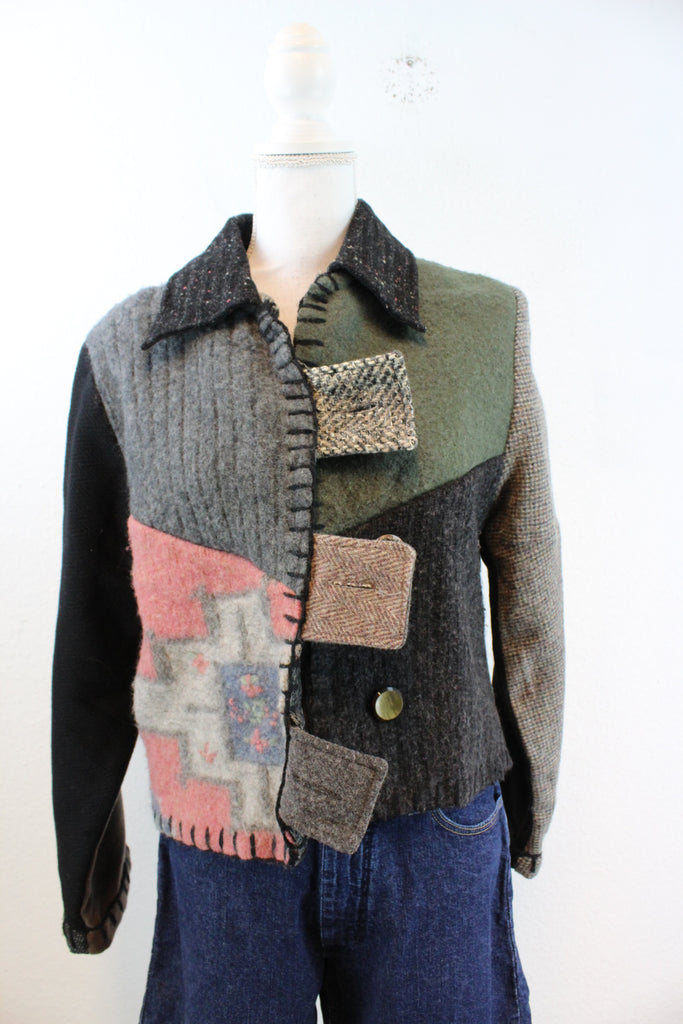 Vintage Felt Jacket (M) - Vintage & Rags Online