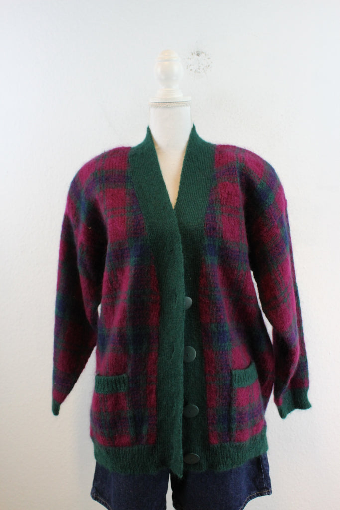 Vintage Portraits Cardigan (XL) - Vintage & Rags