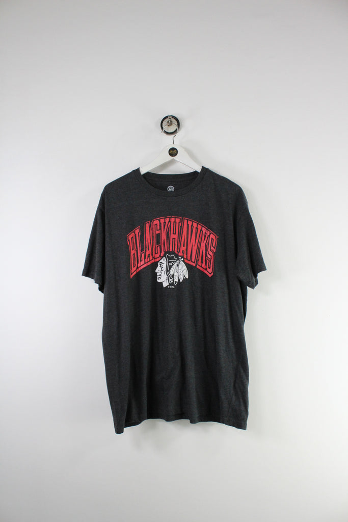 Vintage Black Hawks T-Shirt (XL) - Vintage & Rags