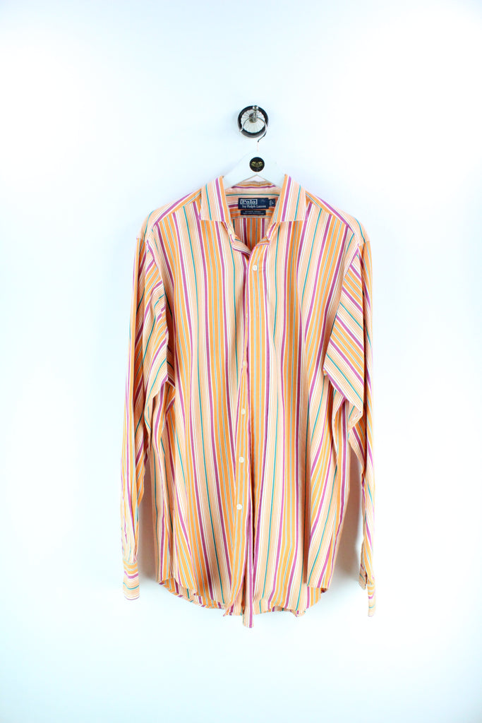 Vintage Orange Polo Ralph Lauren Shirt (L) - Vintage & Rags