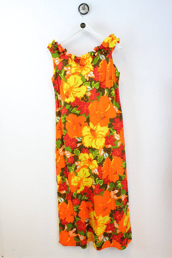 Vintage Orange Hawaii Dress (M) - Vintage & Rags