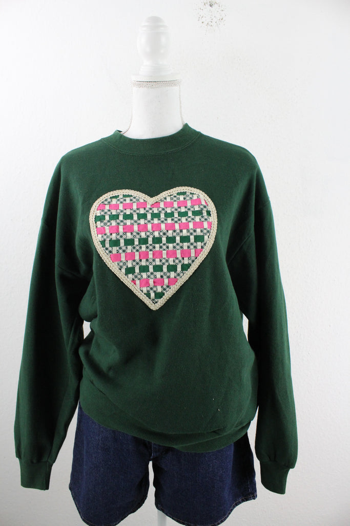 Vintage Heart Sweatshirt (L) - Vintage & Rags