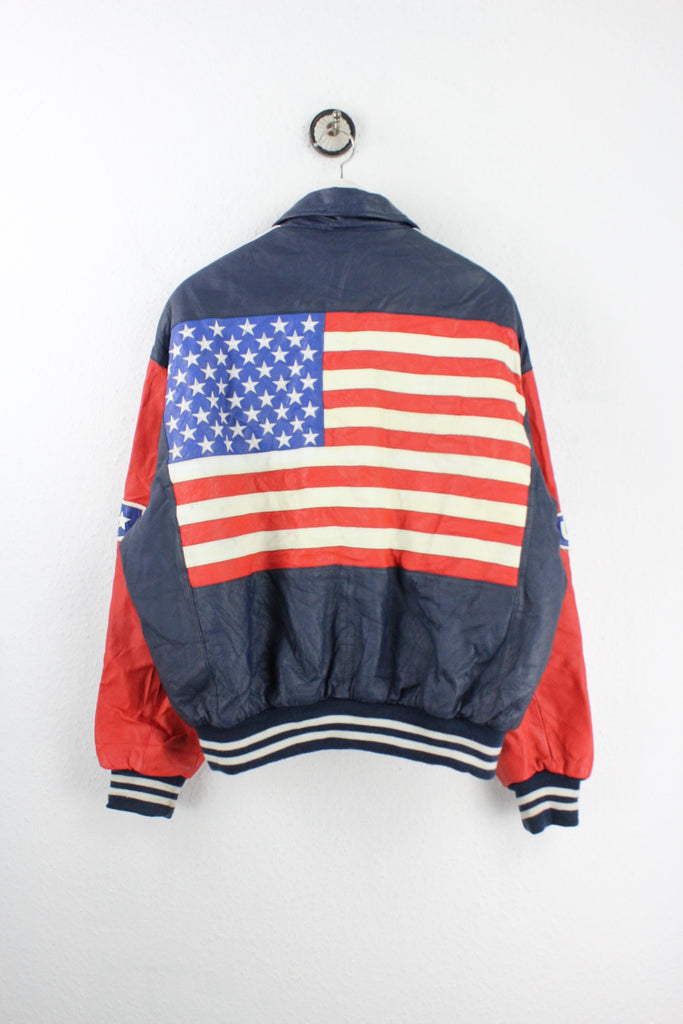 Vintage USA Leather Jacket (L) - Vintage & Rags Online
