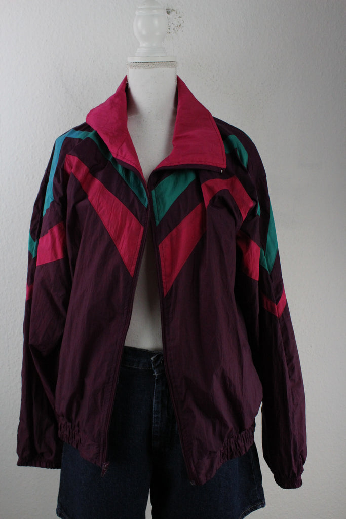 Vintage Athletic Jacket (L) - Vintage & Rags