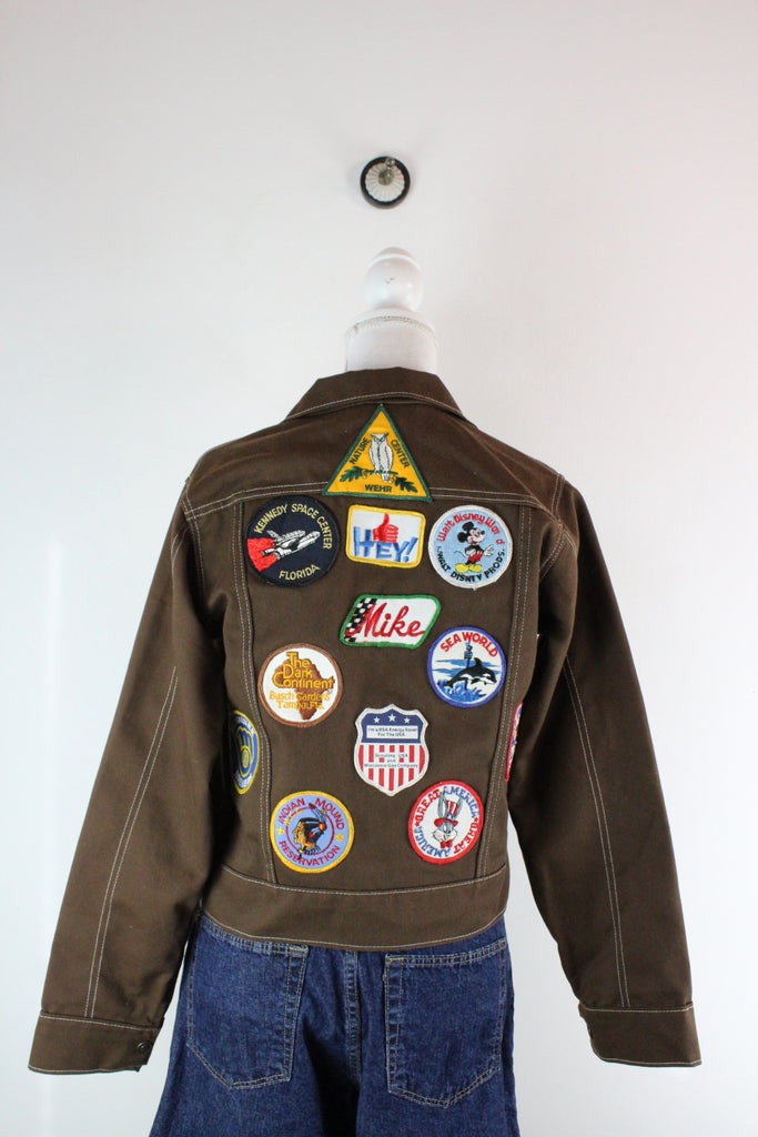 Vintage Brown Denim Jacket (M) - Vintage & Rags