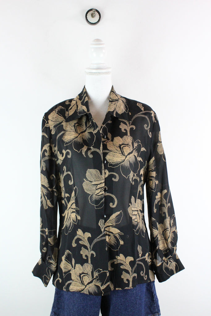 Vintage Ellen Tracy Blouse (M) - Vintage & Rags