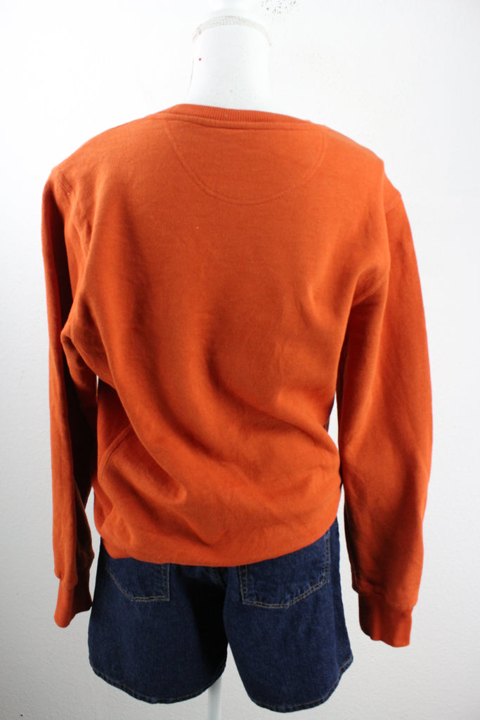 Vintage Orange Sweatshirt (S) - Vintage & Rags Online