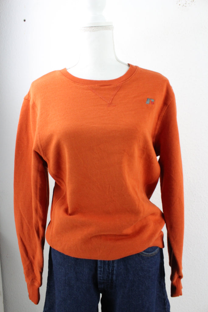 Vintage Orange Sweatshirt (S) - Vintage & Rags Online