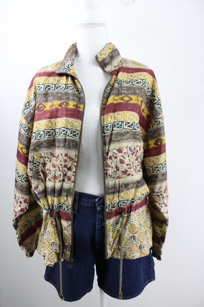 Vintage Silk East West Jacket (S) - Vintage & Rags Online
