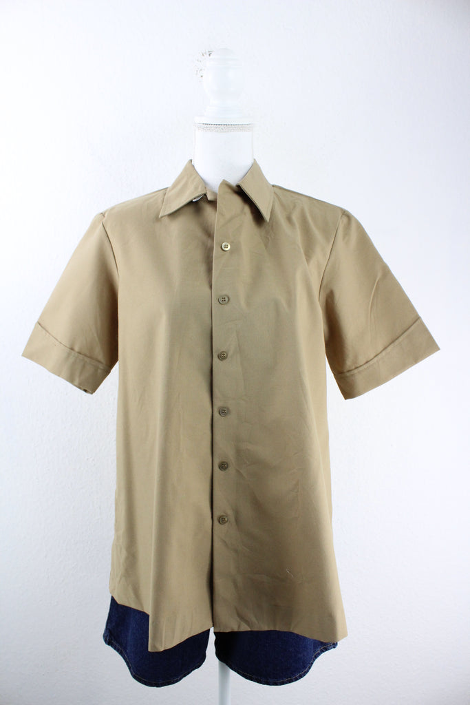 Vintage Brown Shirt (M) - Vintage & Rags Online