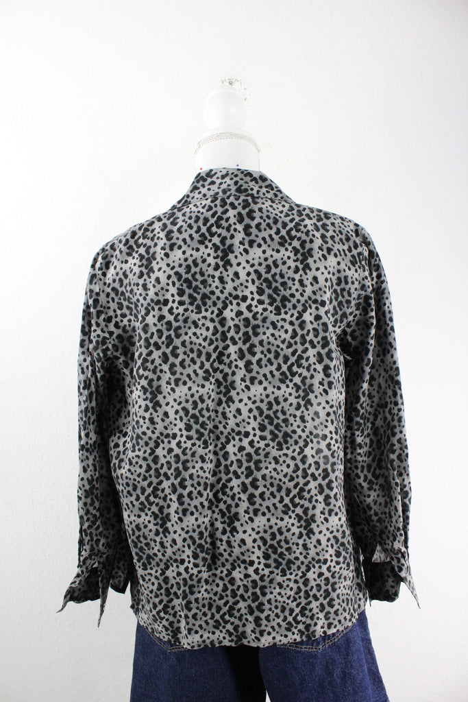 Vintage Leopard Blouse (S) - Vintage & Rags Online