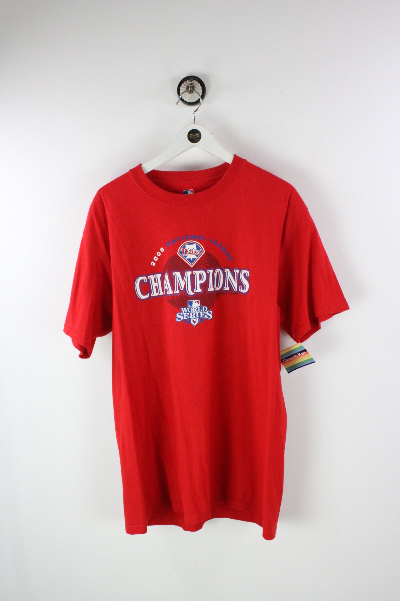 Vintage Phillies World Series 2008 Champions T-Shirt (L)
