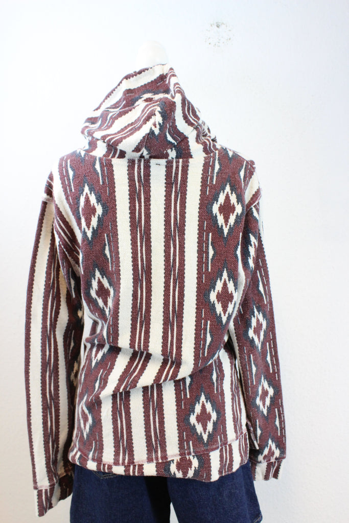 Vintage Patterned Hoodie (S) - Vintage & Rags Online