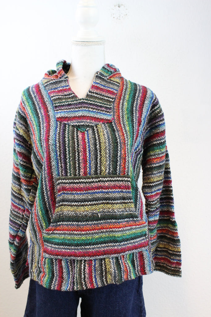 Vintage Striped Hoodie (M) - Vintage & Rags Online