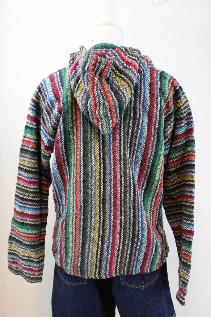 Vintage Striped Hoodie (M) - Vintage & Rags Online