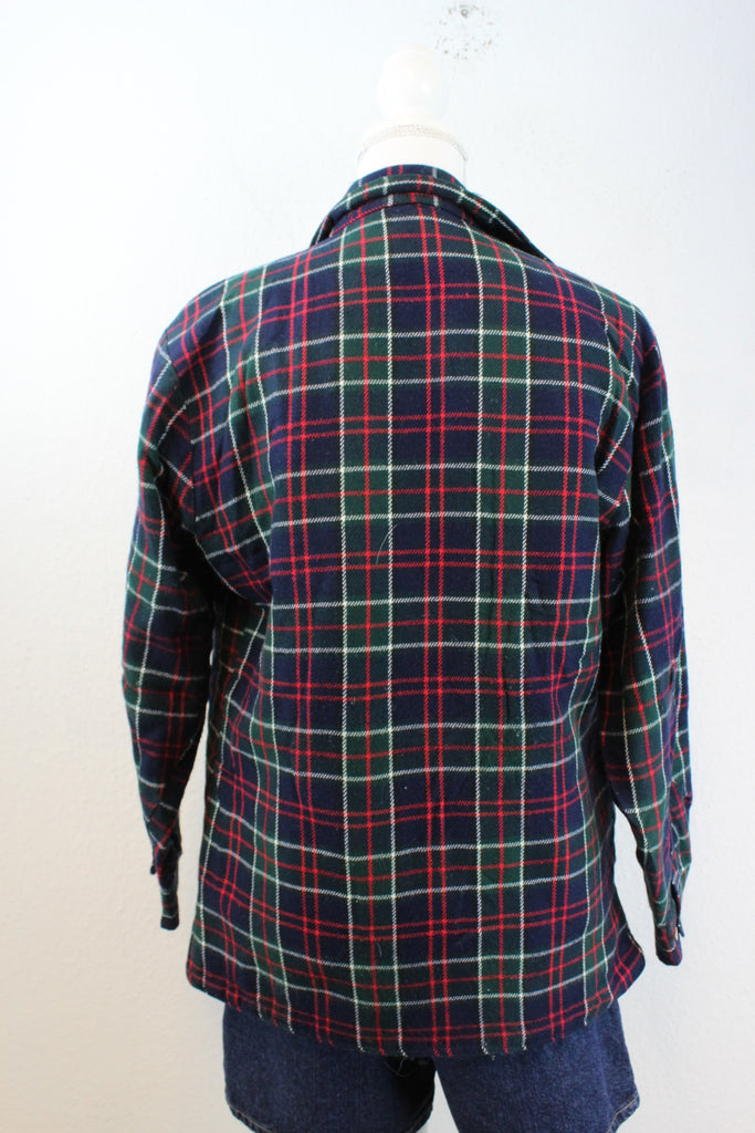 Vintage Cozy Stuffed Flannel Shirt (S) - Vintage & Rags Online