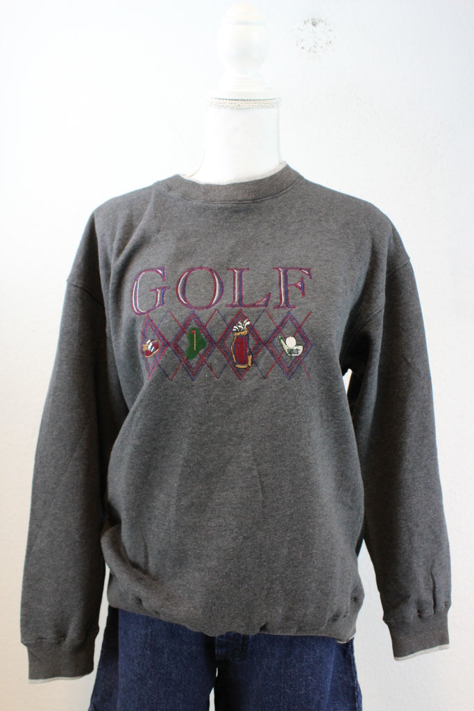 Vintage Golf Sweatshirt (M) - Vintage & Rags Online