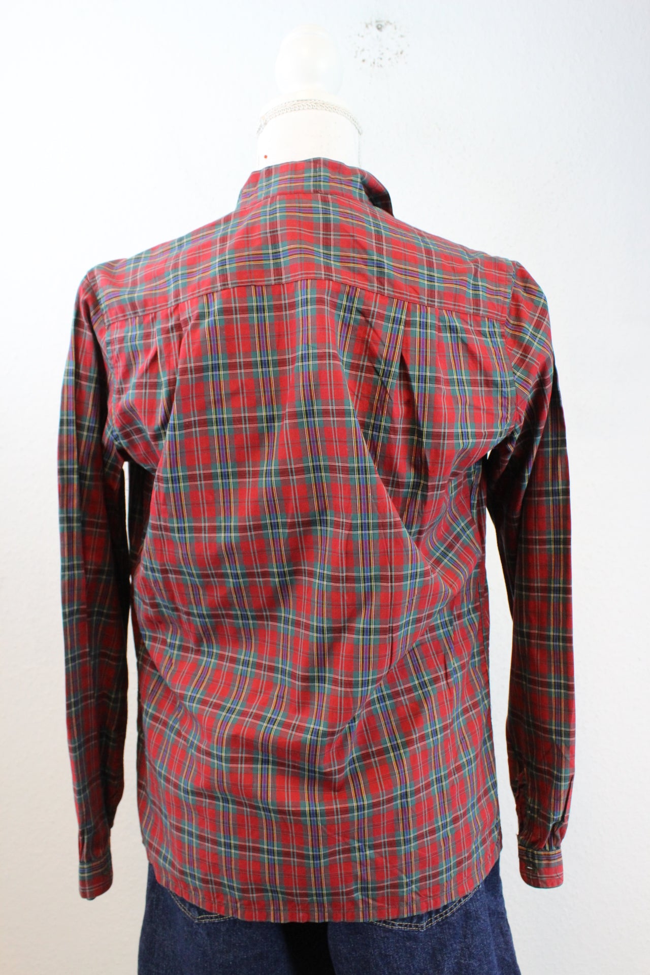 Vintage Checkered Shirt (S) - Vintage & Rags Online