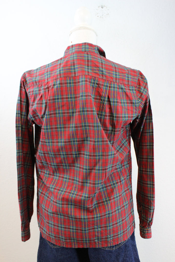 Vintage Checkered Shirt (S) - Vintage & Rags Online