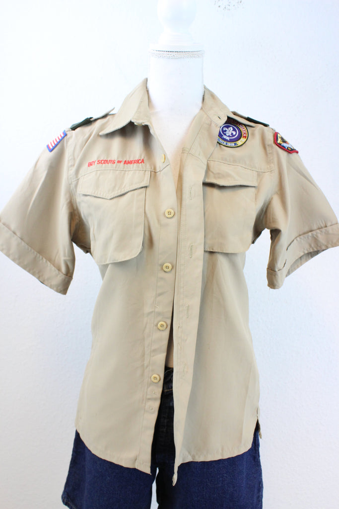 Vintage Boy Scouts Shirt (L) - Vintage & Rags Online