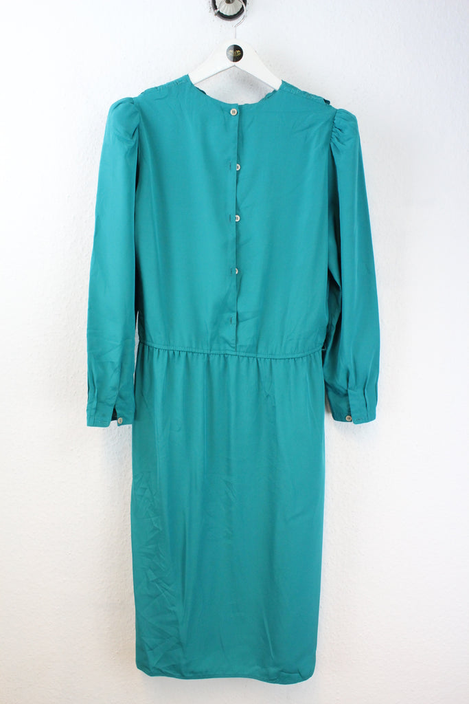 Vintage Turquise Dress (L) - Vintage & Rags Online